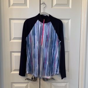 JOFIT MOCK NECK PULLOVER   SZ MED